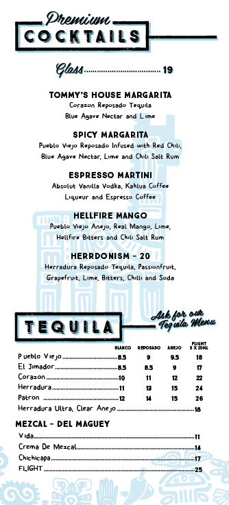 Mexican Kitchen Menu in Fremantle