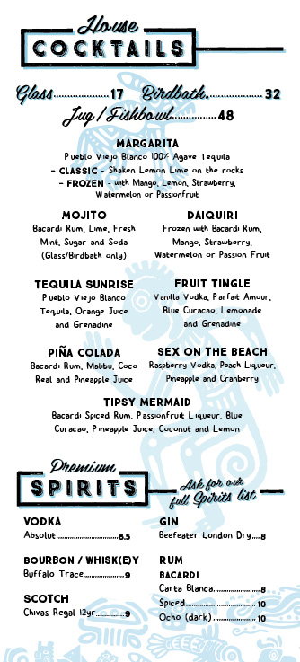 Mexican Kitchen Menu in Fremantle